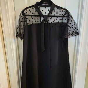 Little Black Dress w/Polka Dots